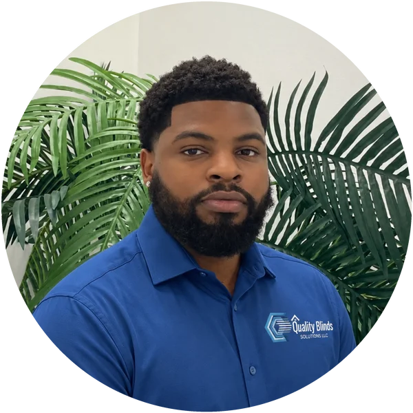 Diego Lewis, founder and owner of Quality Blinds Solutions